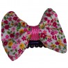 Barrette anti glisse liberty rose vert et jaune