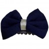 Barrette bébé anti glisse bleu marine