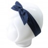 Bandeau magique bleu marine uni