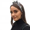 Bandeau magique bandana blanc et noir