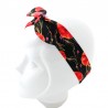 Bandeau magique motif coquelicots