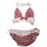 Maillot de bain 2 pièces liberty rose pâle