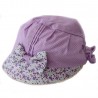 Casquette fille liberty mauve