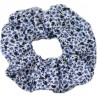 Chouchou liberty bleu et lavande