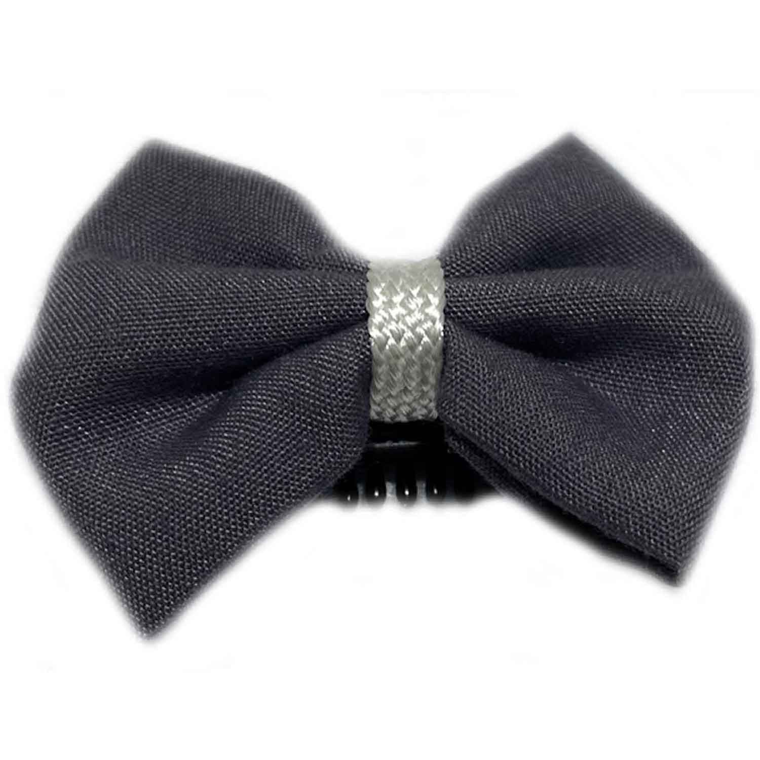 Barrette Anti Glisse Bebe Gris Fonce