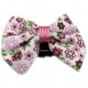 Barrette anti glisse liberty rose et vert
