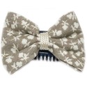 Barrette anti glisse liberty taupe