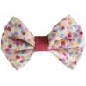 Barrette fille noeud cotillons