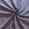 Tissu au mètre coton esprit liberty rose mauve et bleu