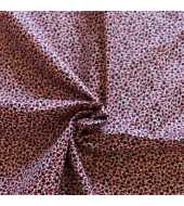 Tissu coton esprit liberty bordeaux