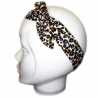Bandeau magique léopard fond blanc
