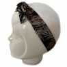 Bandeau magique noir feuillage marron