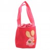 Sac framboise motif fillette