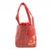 Sac liberty rouge motif patchwork fillette