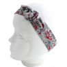 Bandeau magique arabesque rouge et gris