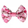 Barrette noeud liberty rose