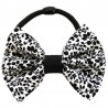 Chouchou noeud liberty noir et blanc
