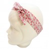 Bandeau magique liberty rose et bleu