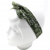 Bandeau magique bandana vert kaki