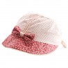 Casquette rose liberty et pois
