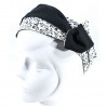 Bandeau articulé noir et blanc