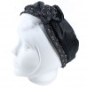 Bandeau modulable satin noir