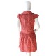 Dos robe Lily liberty rouge
