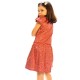 Robe liberty rouge fille