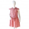 Robe Lily liberty rose pâle