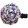Barrette rose liberty mauve et bleu