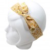 Bandeau magique liberty jaune et blanc