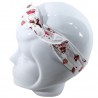 Bandeau magique blanc motif gâteaux