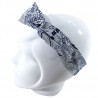 Bandeau magique dentelle bleue marine