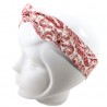 Bandeau magique motif arabesque rose