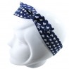 Bandeau marin bleu motif bateaux