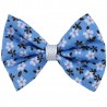 Barrette anti glisse liberty bleu et blanc