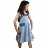 Robe Valentine liberty bleu