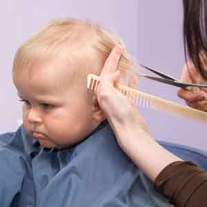 coiffeur pour bébé