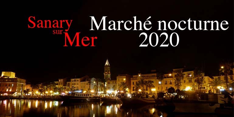 Marché nocturne Sanary 2020